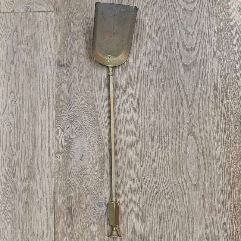 Set of 3 vintage brass fire tools
