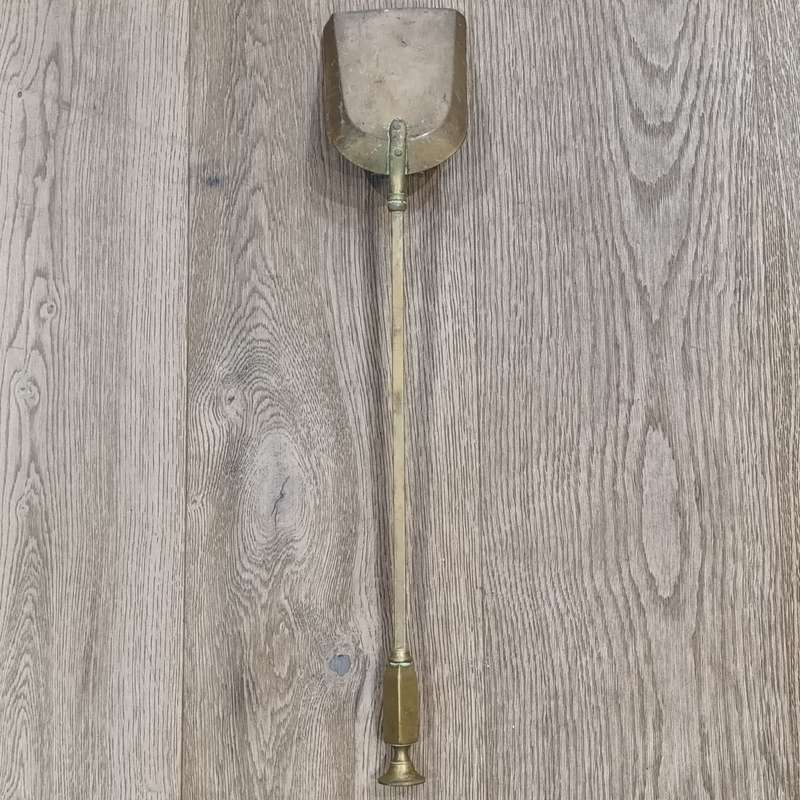 Set of 3 vintage brass fire tools