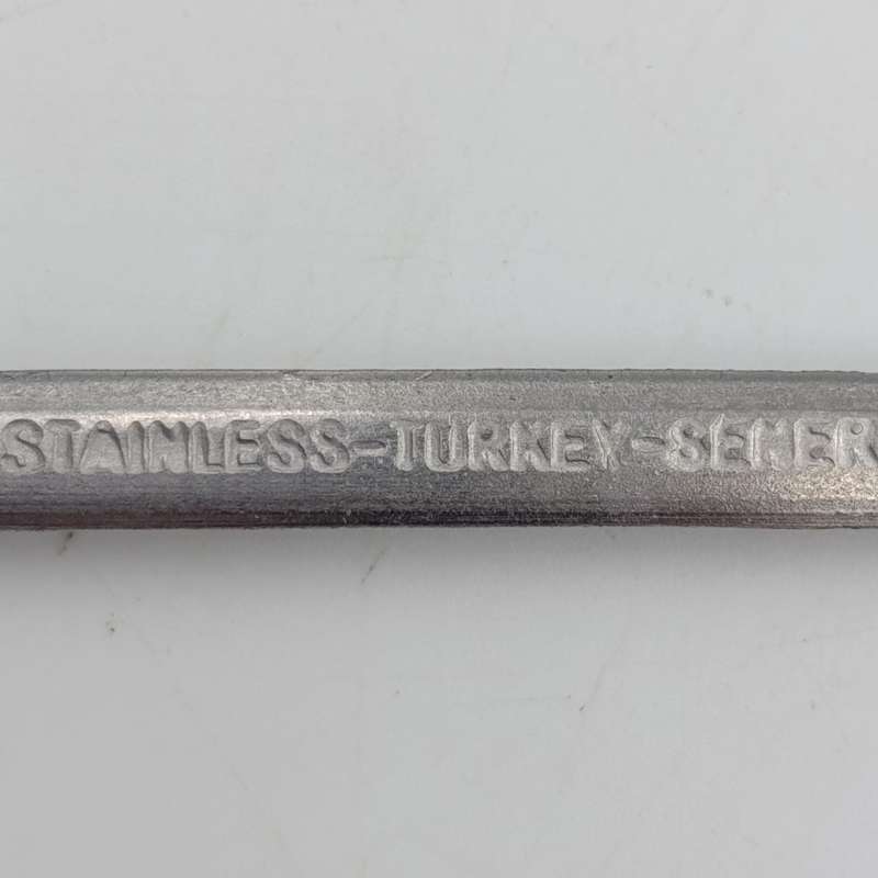 Lot of 10 vintage Turkish skewer sticks with brass tops