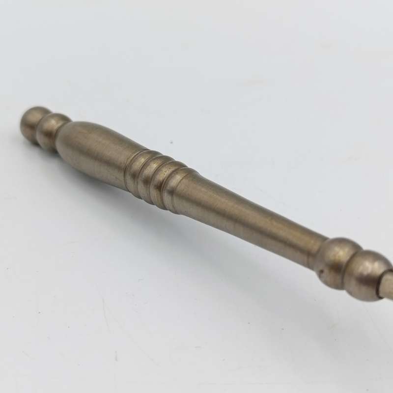 Vintage white brass candle snuffer