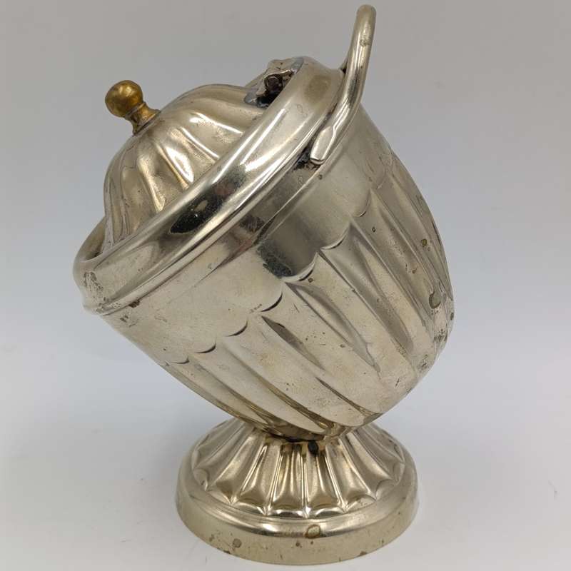 Antique Sheffield silverplated sugar scuttle