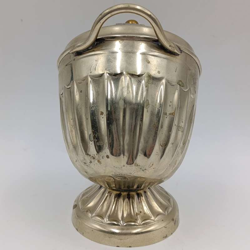 Antique Sheffield silverplated sugar scuttle