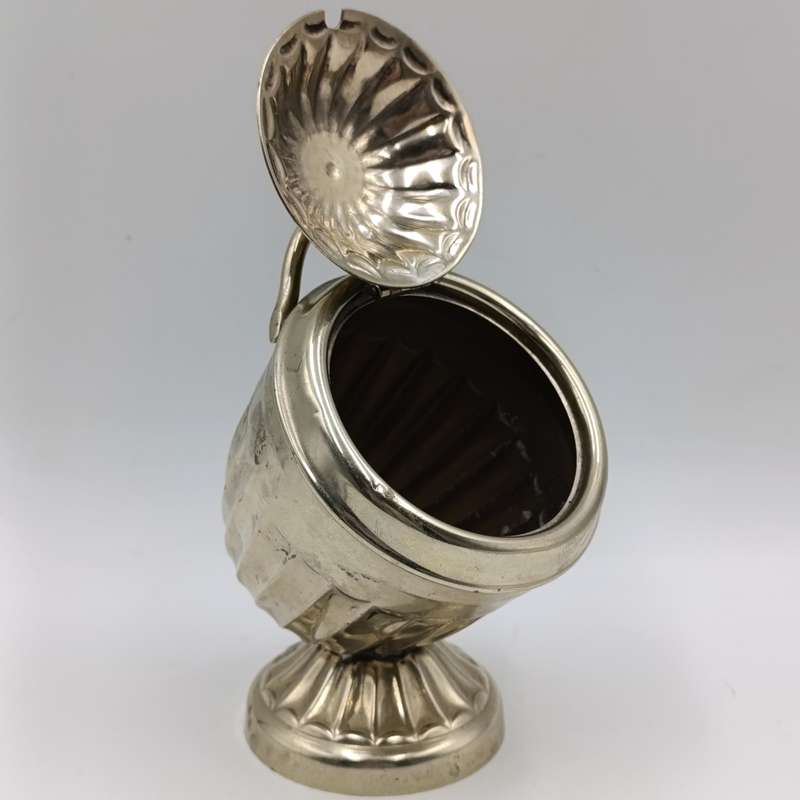 Antique Sheffield silverplated sugar scuttle