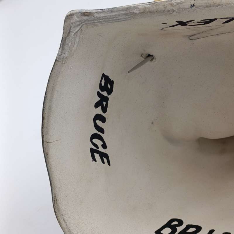 Vintage White Label Scotch Whiskey ceramic statue