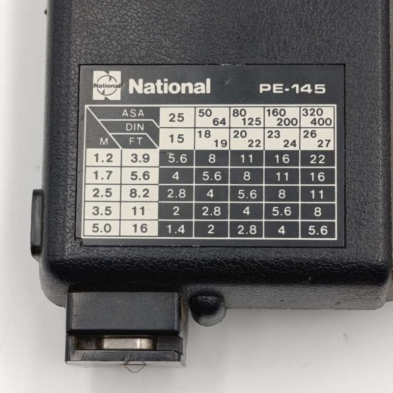 Vintage National PE-145 camera flash - working