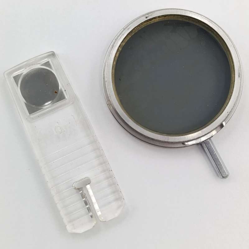 Vintage Kodak Pola-screen and viewer with series 6 and 7 lens filters