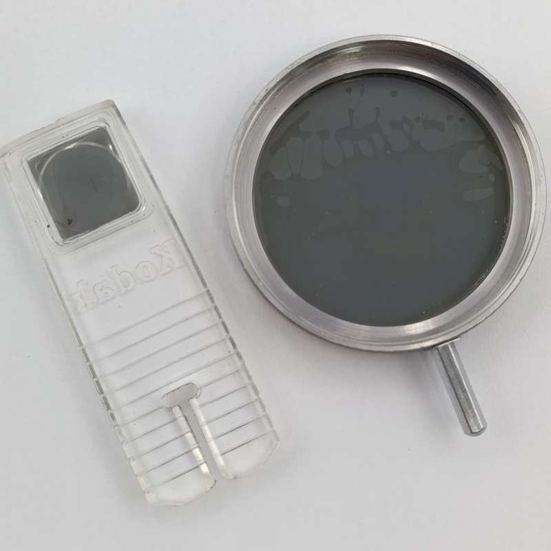 Vintage Kodak Pola-screen and viewer with series 6 and 7 lens filters
