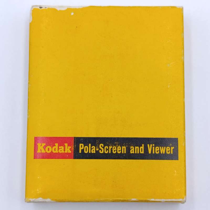 Vintage Kodak Pola-screen and viewer with series 6 and 7 lens filters
