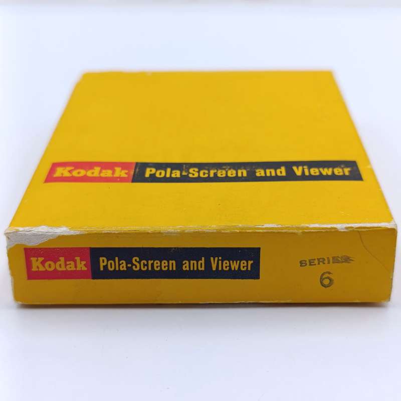 Vintage Kodak Pola-screen and viewer with series 6 and 7 lens filters