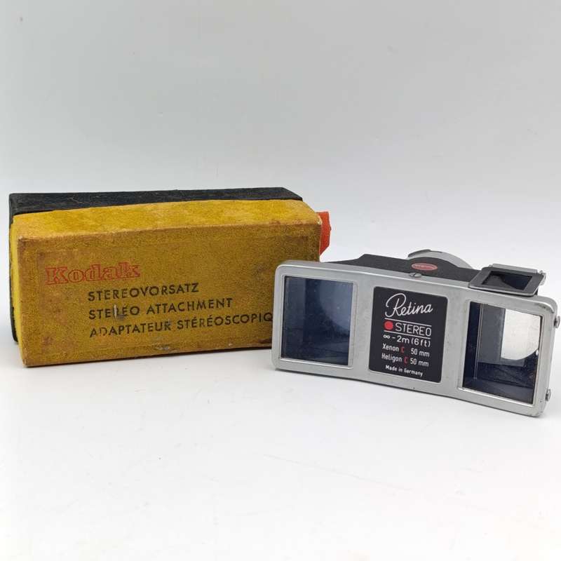 Vintage Kodak Retina stereoscopic lens attachment
