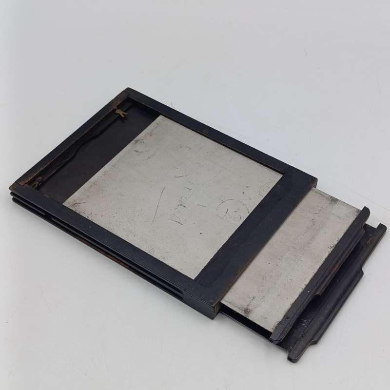 Pair of Antique film plate holders - 5x4