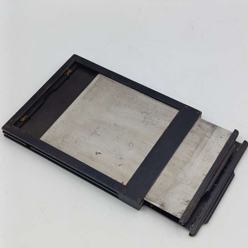 Pair of Antique film plate holders - 5x4
