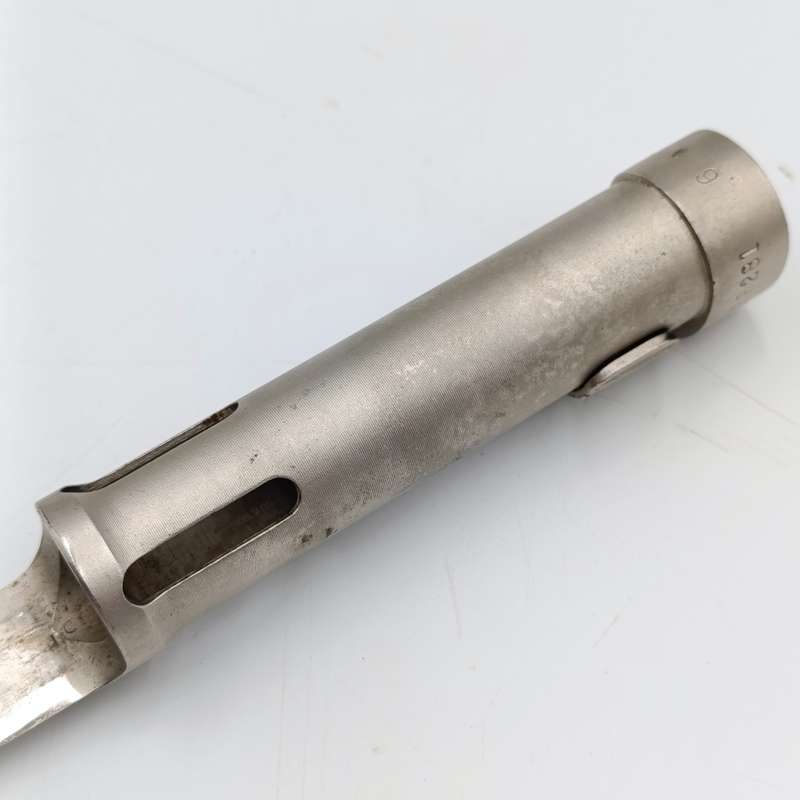 Vintage Statepresident's guards R1 bayonet - chromed- in white frog