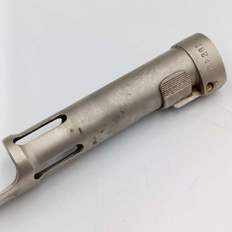 Vintage Statepresident's guards R1 bayonet - chromed- in white frog