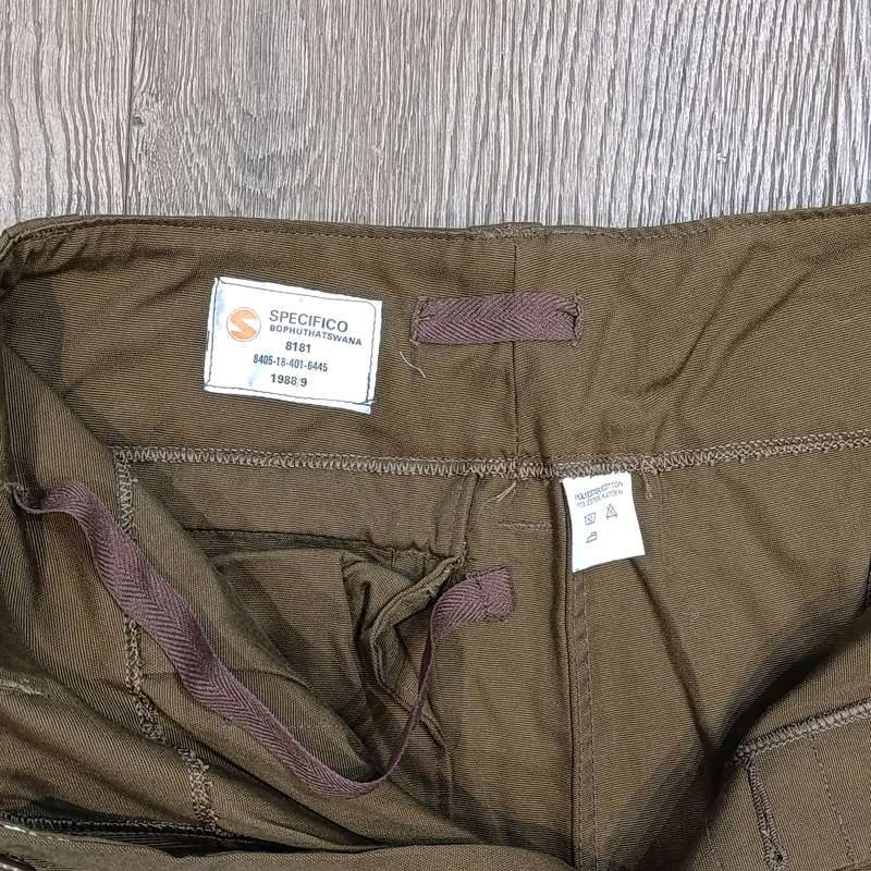 Vintage SADF Nutria browns combat trousers - about 34