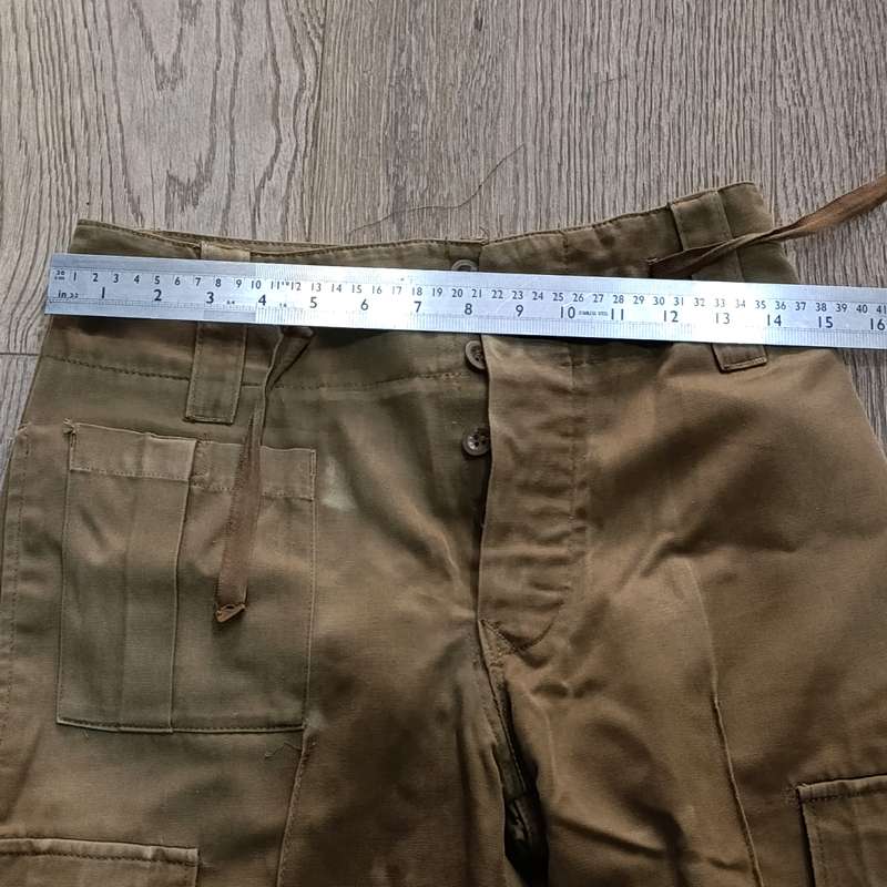 Vintage SADF Nutria Browns combat trousers - size 28