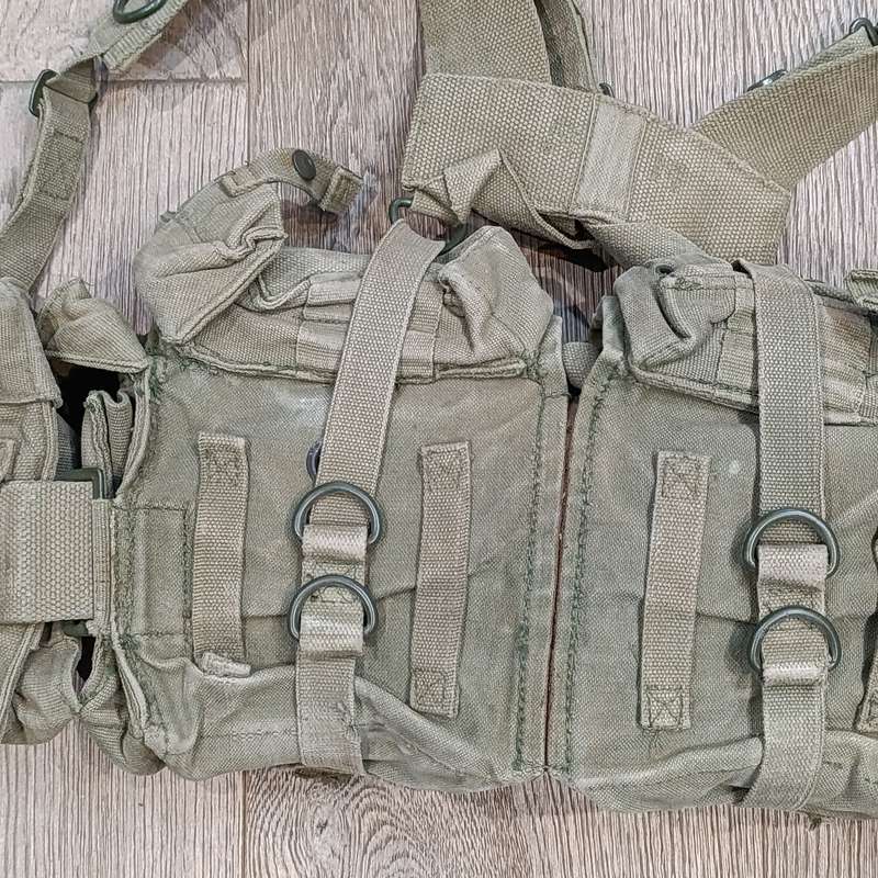 SADF Skeleton webbing with yoke, kidney pouches and water bottle pouch