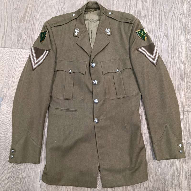 SADF Corporal step-outs tunic with SA Infantry school flashes