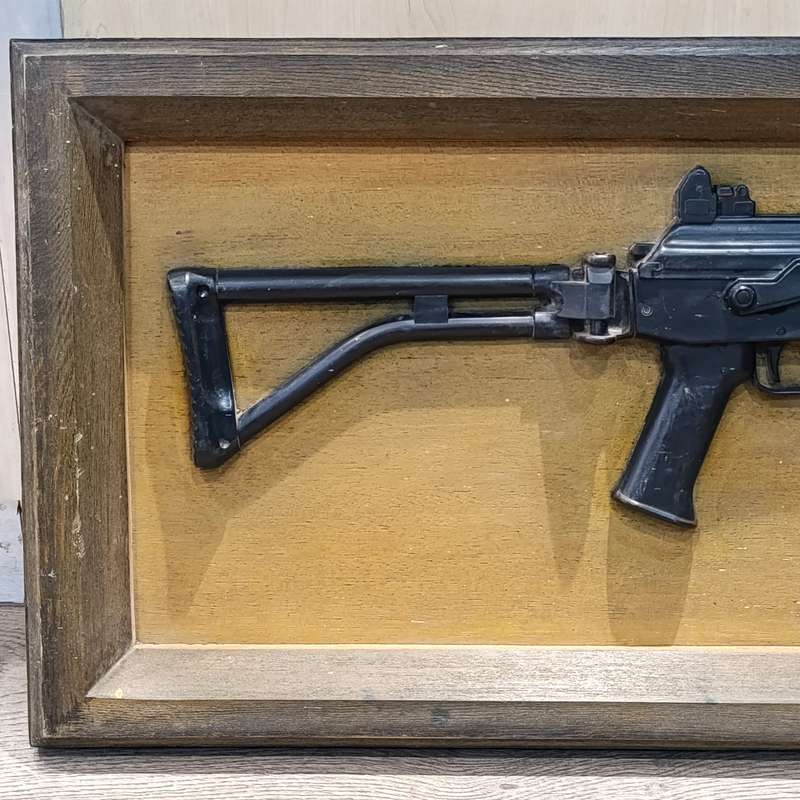 Vintage SADF R4 Rifle display plaque