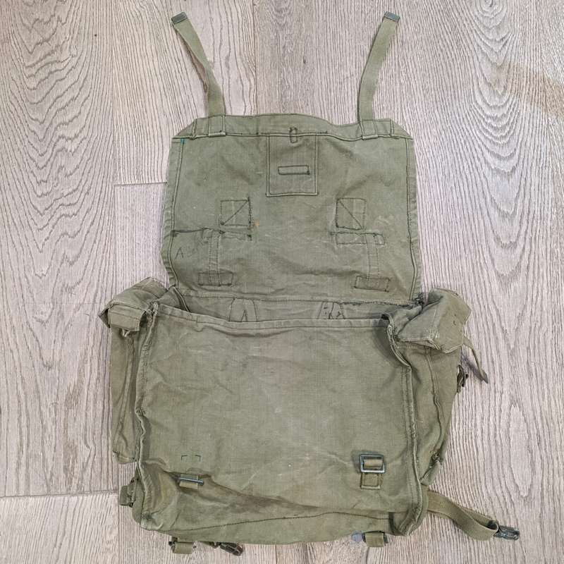 Old SADF Webbing grootsak backpack