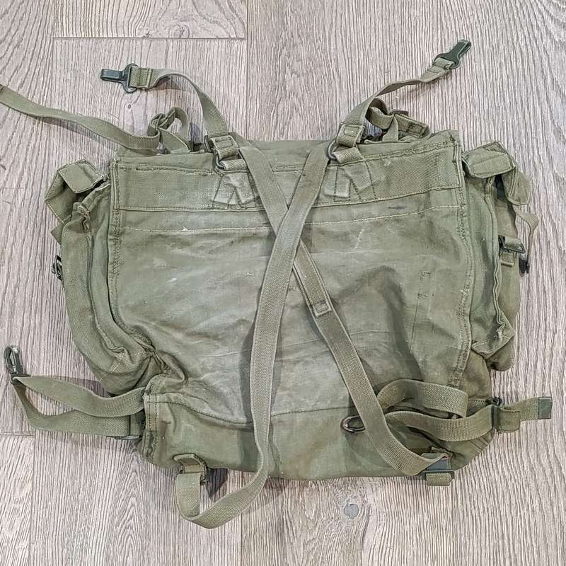 Old SADF Webbing grootsak backpack