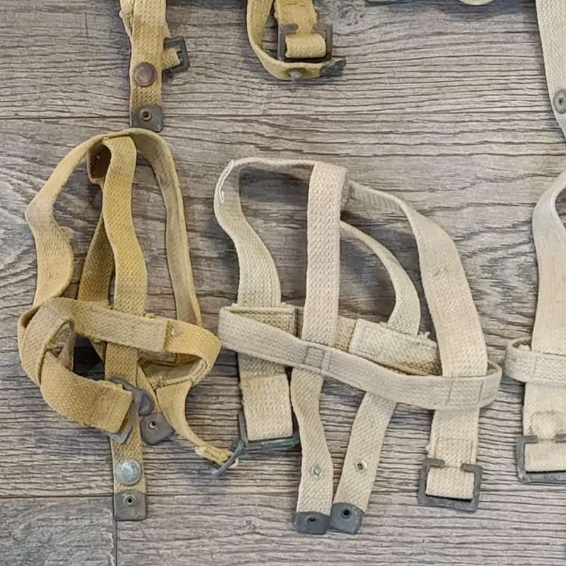 Lot of WW2 SA Union Defence Force webbing straps
