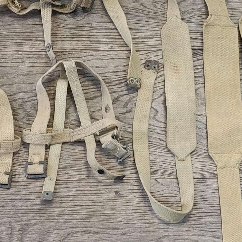 Lot of WW2 SA Union Defence Force webbing straps
