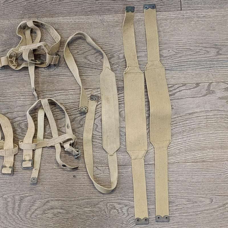 Lot of WW2 SA Union Defence Force webbing straps