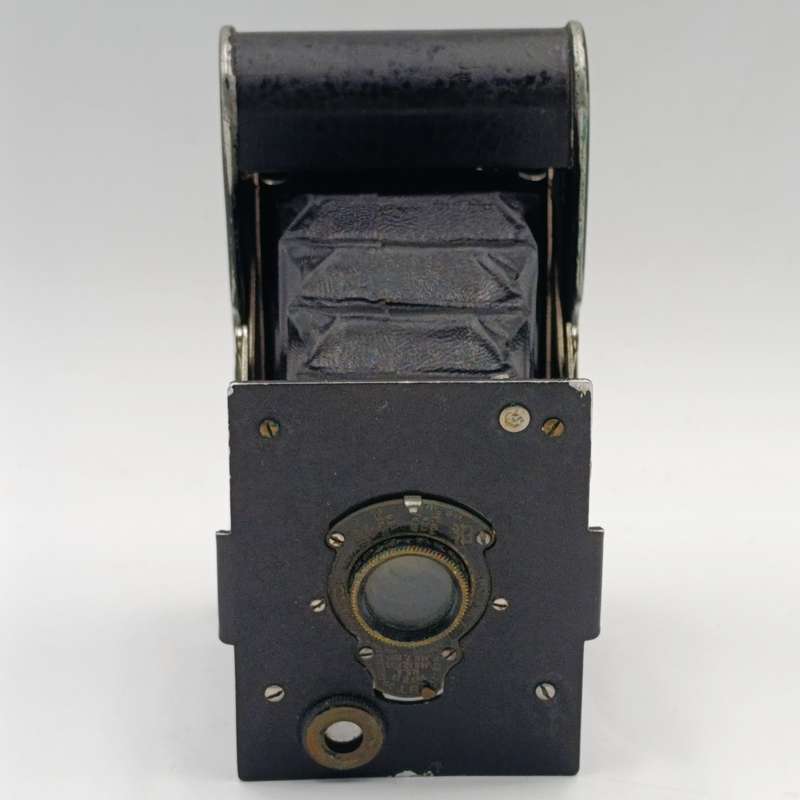 Antique Vest pocket Kodak folding camera in leather pouch