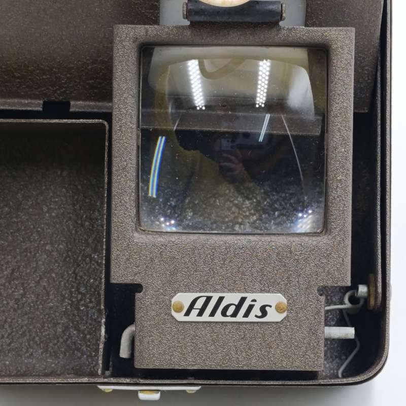 Vintage Aldis electronic slide viewer