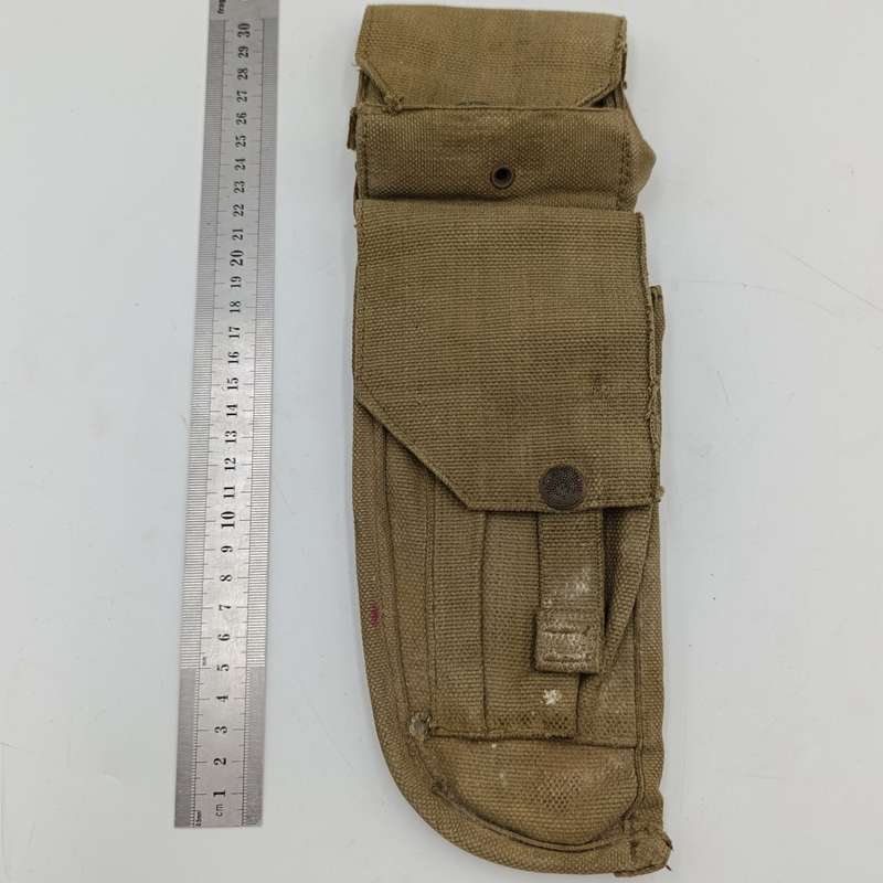 Old South African police webbing holster