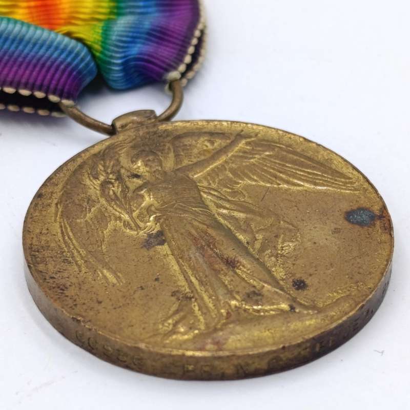 WW1 Victory medal issued to 66936 Sapper N.C. Reeder, Royal Engineers