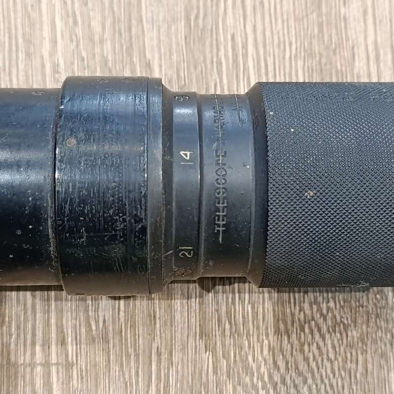 WW2 Telescope Sighting No.38 MKII in case - marked BB.Ltd 1942