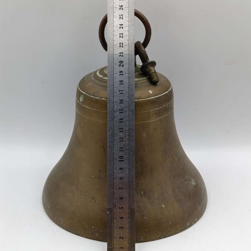 Large Vintage brass bell - no mounting arm