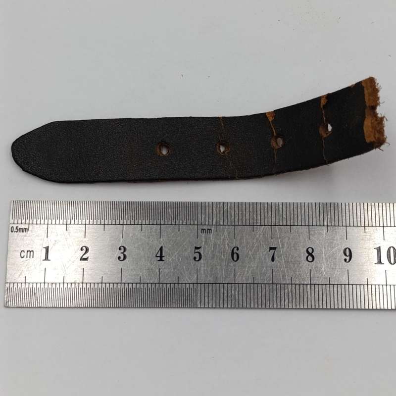Rhodesian Army staff corps stable belt - leather straps damaged