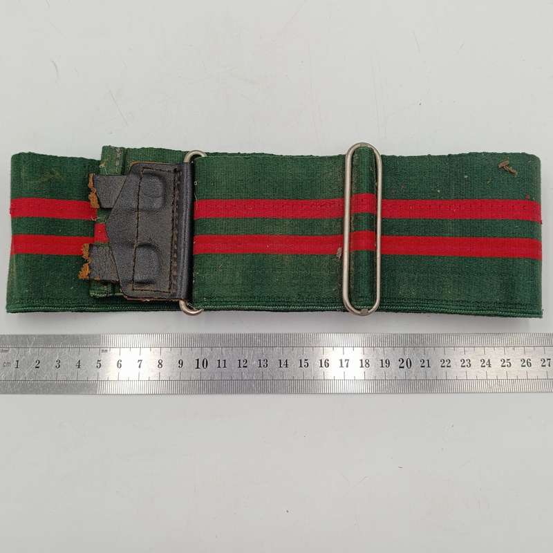 Rhodesian Army staff corps stable belt - leather straps damaged