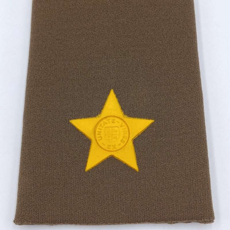 Pair of SADF second lieutenant rank epaulettes