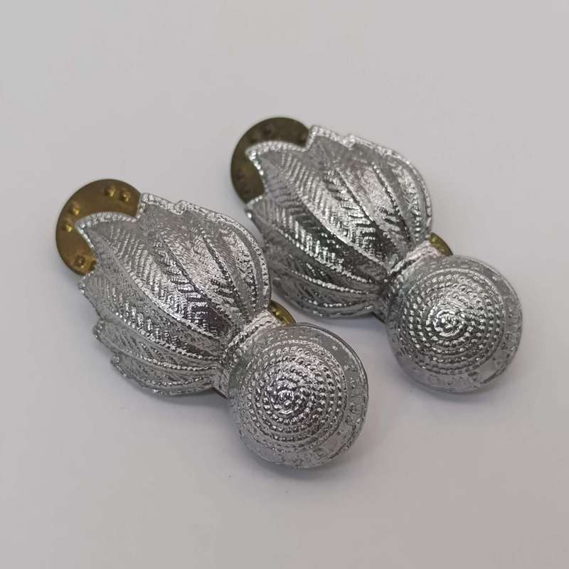 Pair of SA Engineers collar badges