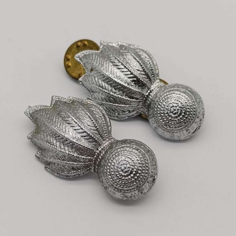 Pair of SA Engineers collar badges