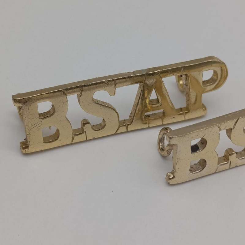 Pair of Rhodesian BSAP shoulder titles