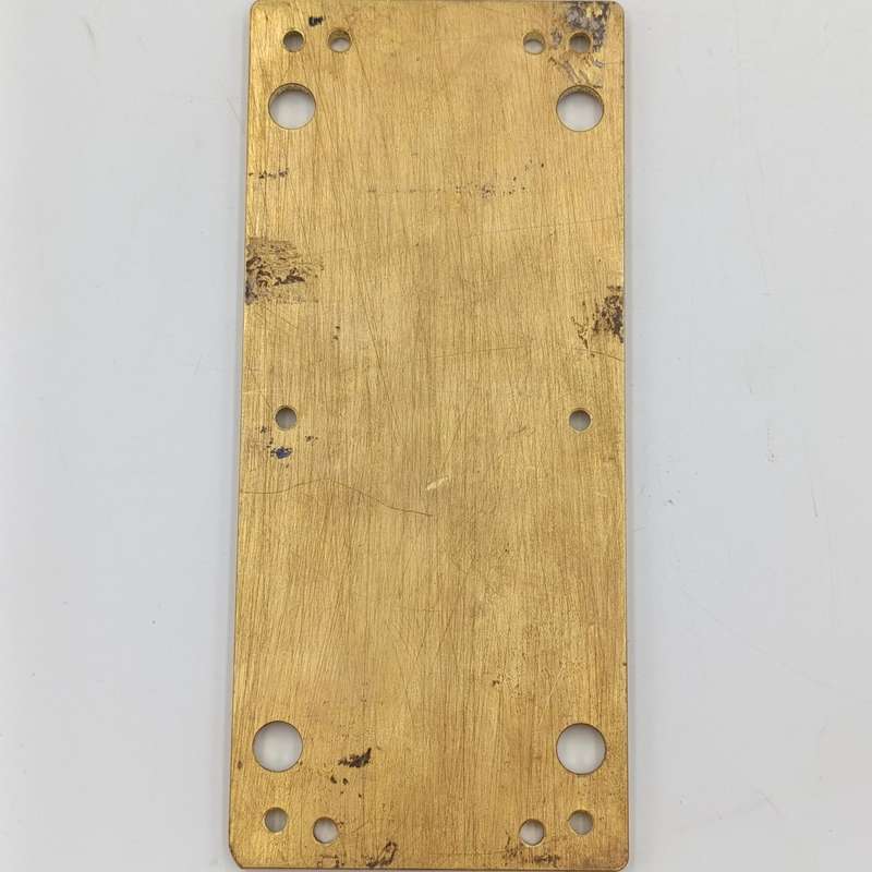 Tomlinson brass label printing plate for Anco Wines