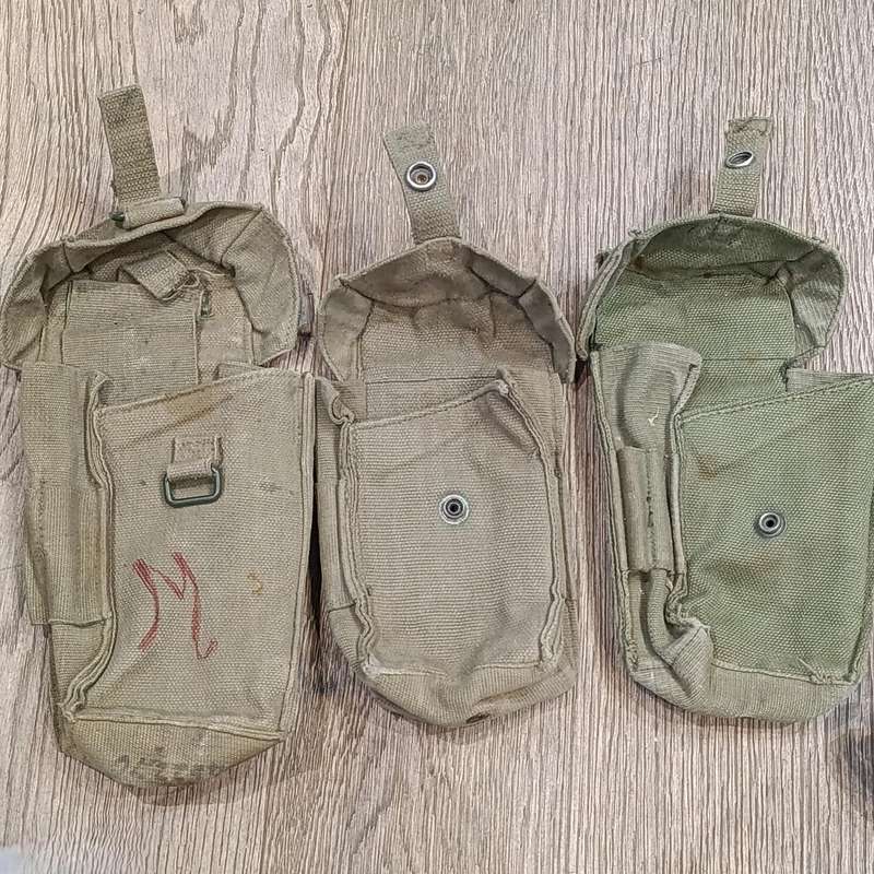 Lot of SA Army webbing straps and ammo pouches