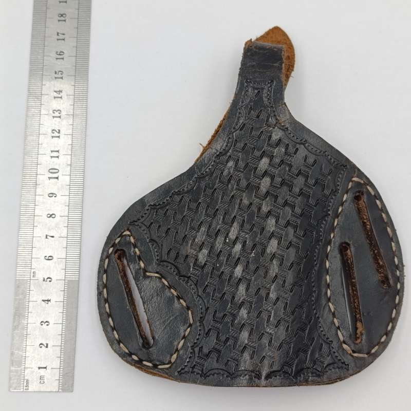 Vintage Leather gun holster - right hand side