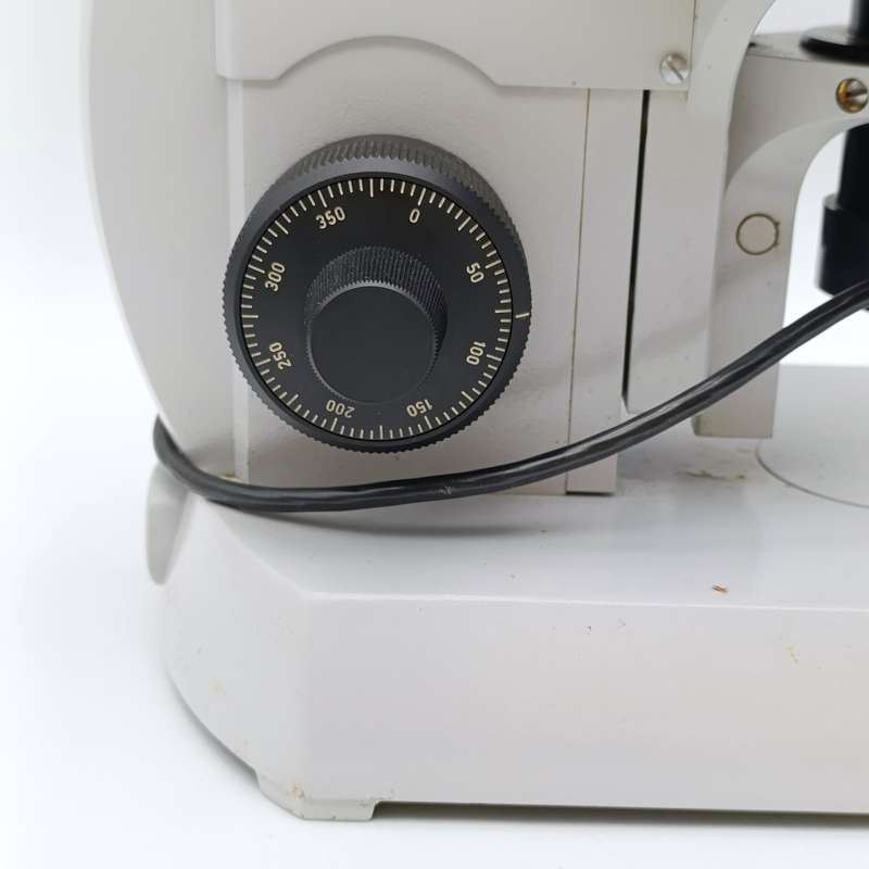 Vintage Carl Zeiss monocular Lab microscope in wooden case - working