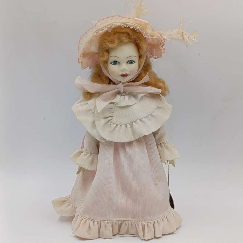 Vintage Royal Doulton and Nisbet 1982 Pink Sash porcelain doll