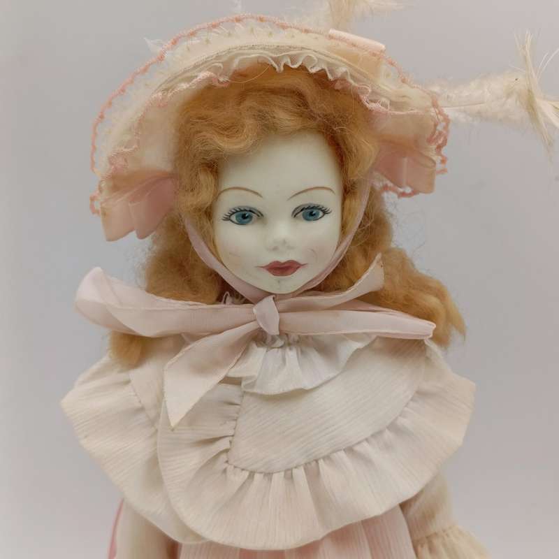 Vintage Royal Doulton and Nisbet 1982 Pink Sash porcelain doll