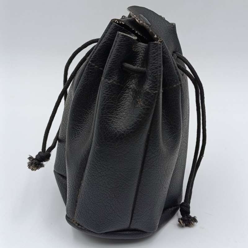 Vintage leather tobacco pouch