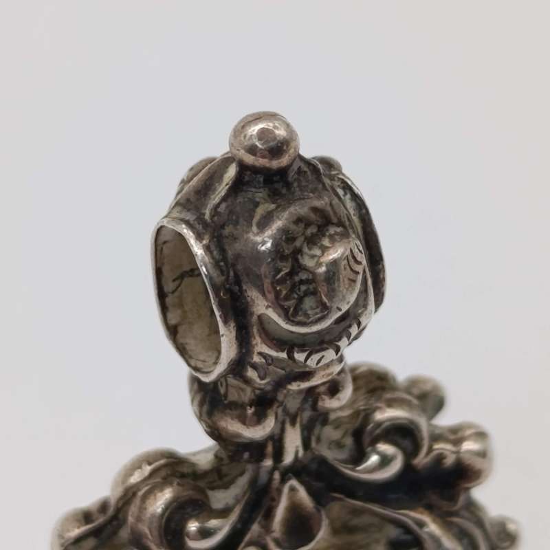 Victorian silver Carnelian seal/ watch Fob 15.3g