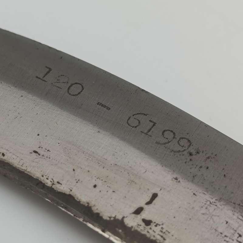 1972 Joseph Rodgers Air Force Aircrew release knife with leather sheath