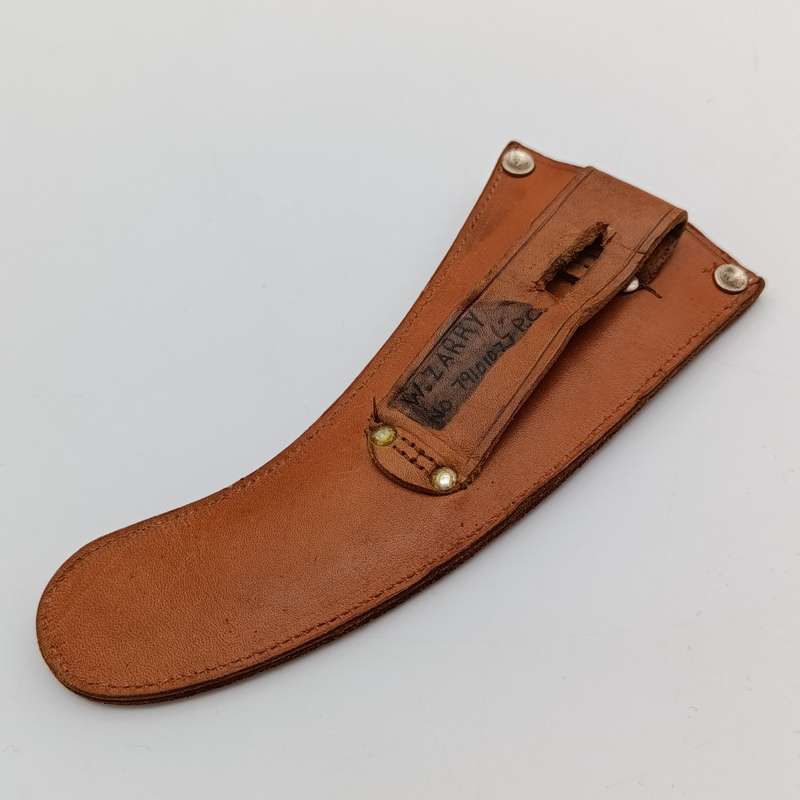 1972 Joseph Rodgers Air Force Aircrew release knife with leather sheath